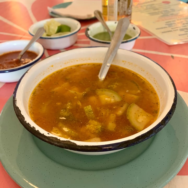 photo of Groovy's Taquería Vegana Sopa de verduras shared by @nancy on  16 Sep 2022 - review