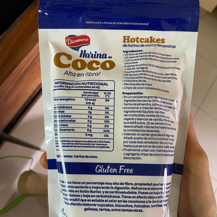 photo of Dicomere Harina de Coco shared by @inespressable on  07 Oct 2021 - review