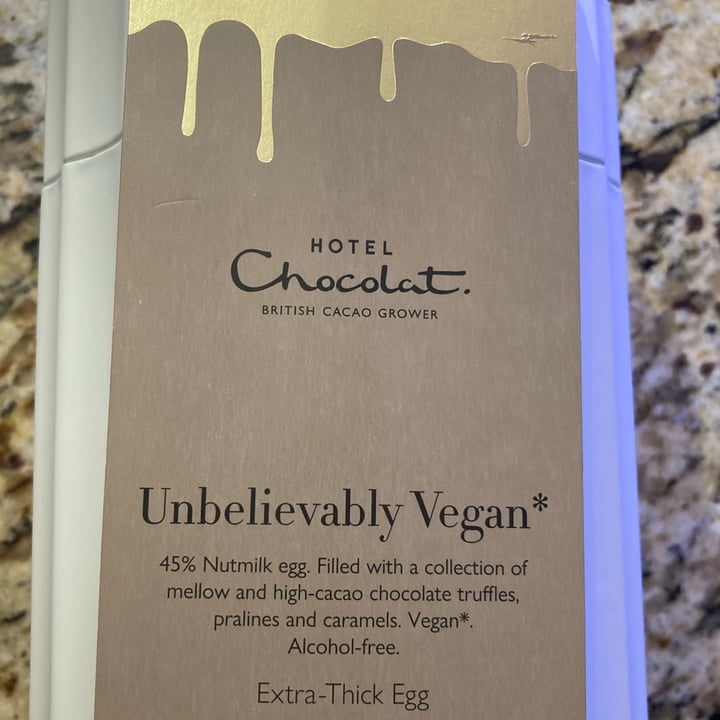 photo of hotel chocolat unbelievably vegan egg shared by @neonspacebanana on  05 May 2022 - review