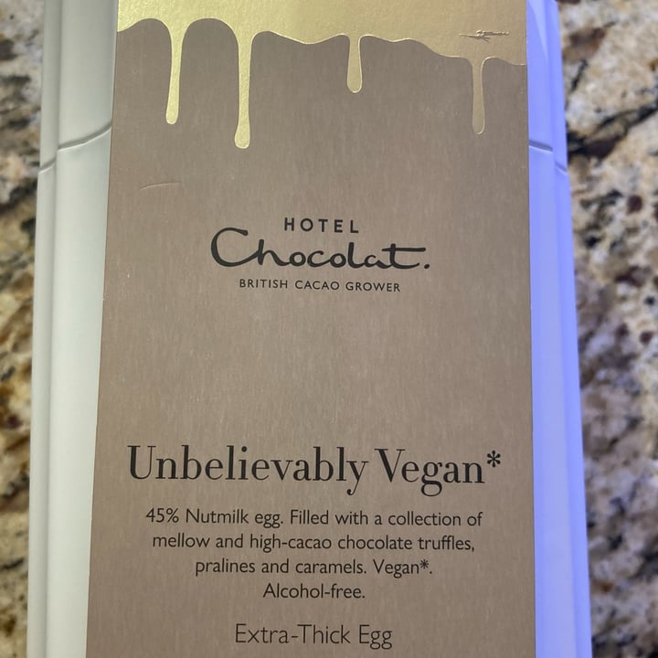 review photo of hotel chocolat unbelievably vegan egg shared by @neonspacebanana on 05 May 2022 - review