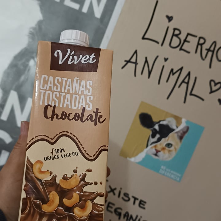 photo of Vívet Leche de Castañas Tostadas sabor Chocolate shared by @veganveganita on  04 Jul 2022 - review