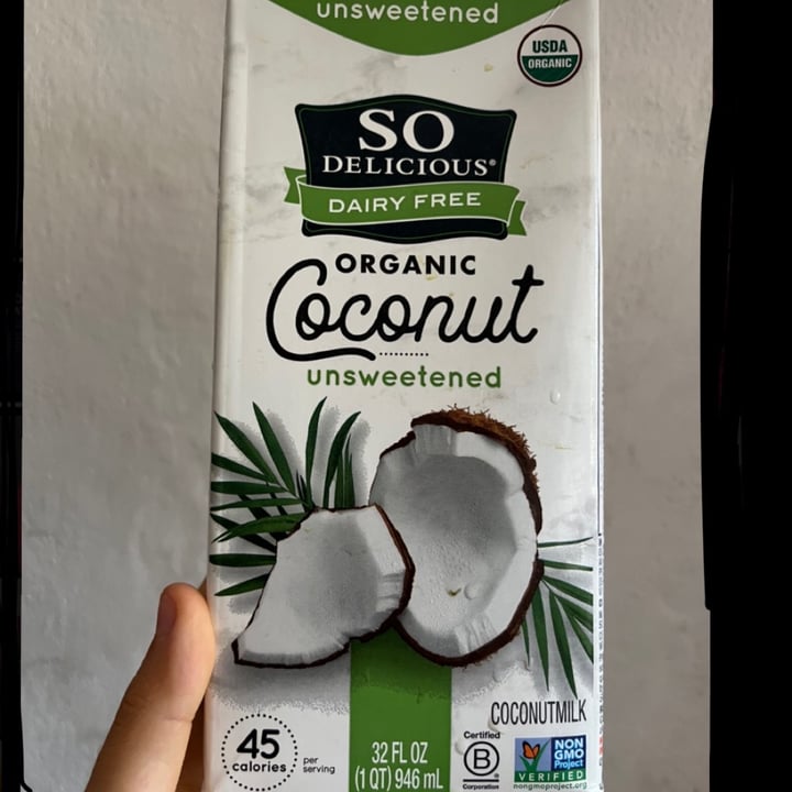 photo of So Delicious Dairy Free Coconut milk unsweetened shared by @-st-3 on  12 Dec 2022 - review