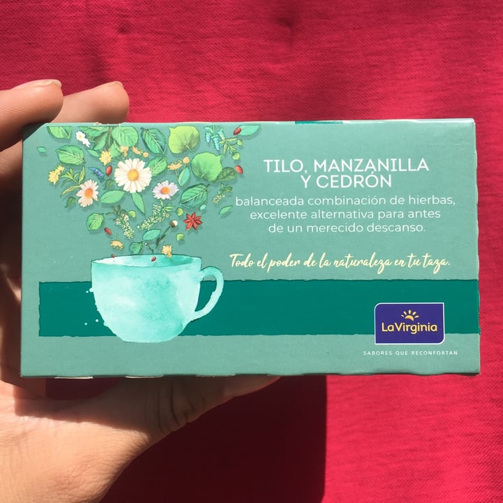 photo of La Virginia té de tilo, manzanilla y cedrón shared by @arixxj on  24 Sep 2021 - review