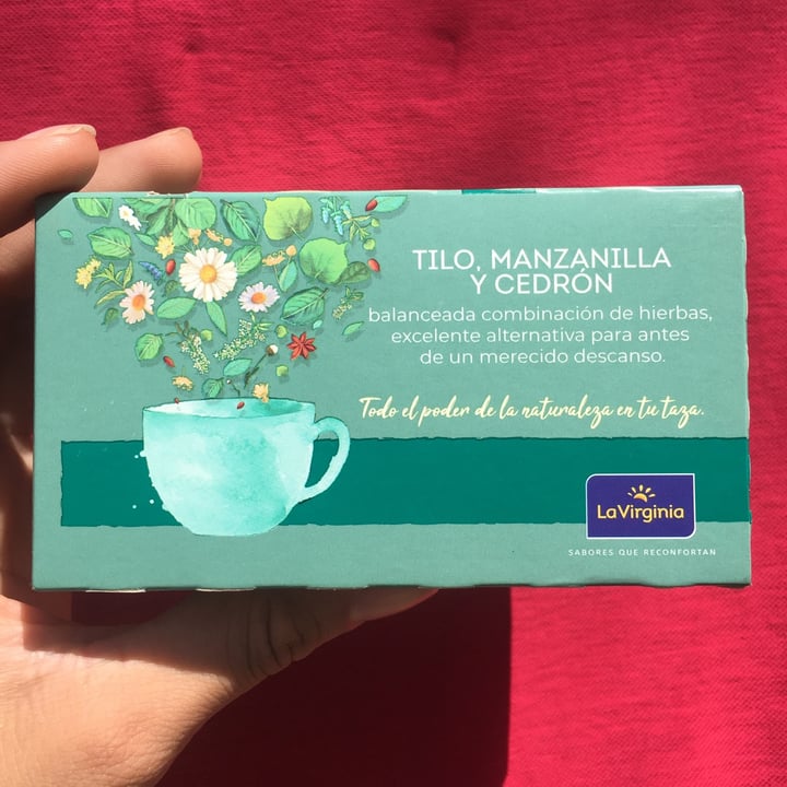 review photo of La Virginia té de tilo, manzanilla y cedrón shared by @arixxj on 24 Sep 2021 - review