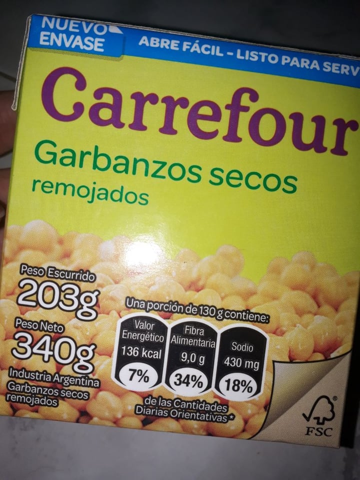 photo of Carrefour Garbanzos Con Verduras shared by @viyulennon on  19 Dec 2019 - review