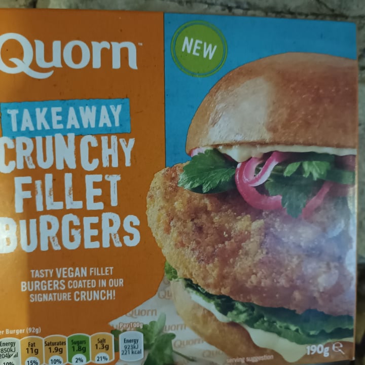 photo of Quorn Crunchy Fillet Burgers shared by @fluffc0rner on  23 Sep 2022 - review