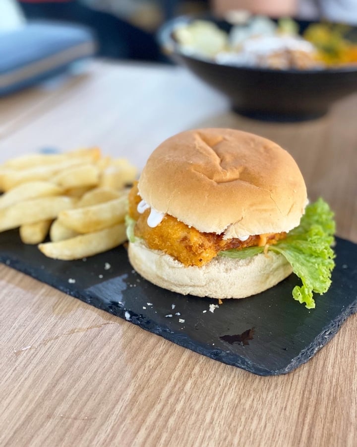 photo of Vegan Curry Rice Katsu Burger shared by @peasfulpea on  09 Feb 2020 - review