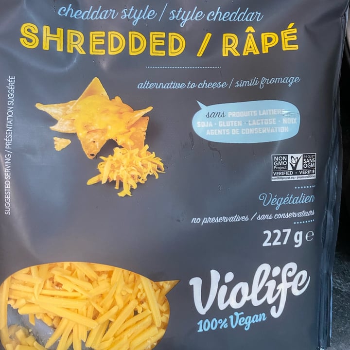 review photo of Violife Shredded cheddar style shared by @firstelektra on 13 Nov 2021 - review