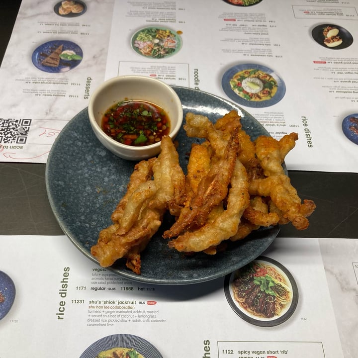 photo of Wagamama Leicester Vegan Chilli ‘Squid’ shared by @verypotato on  30 Oct 2021 - review