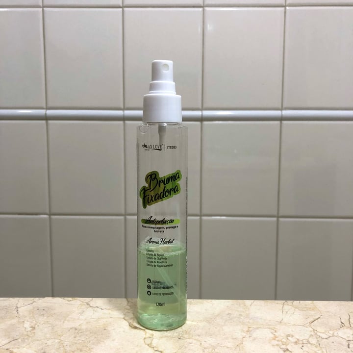 review photo of MAX LOVE make Up Studio Bruma Fixadora shared by @luckfadinha on 03 May 2022 - review