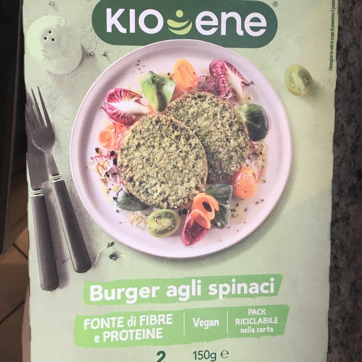 photo of Kioene Burger agli Spinaci shared by @elenaninamilli on  07 Jan 2022 - review
