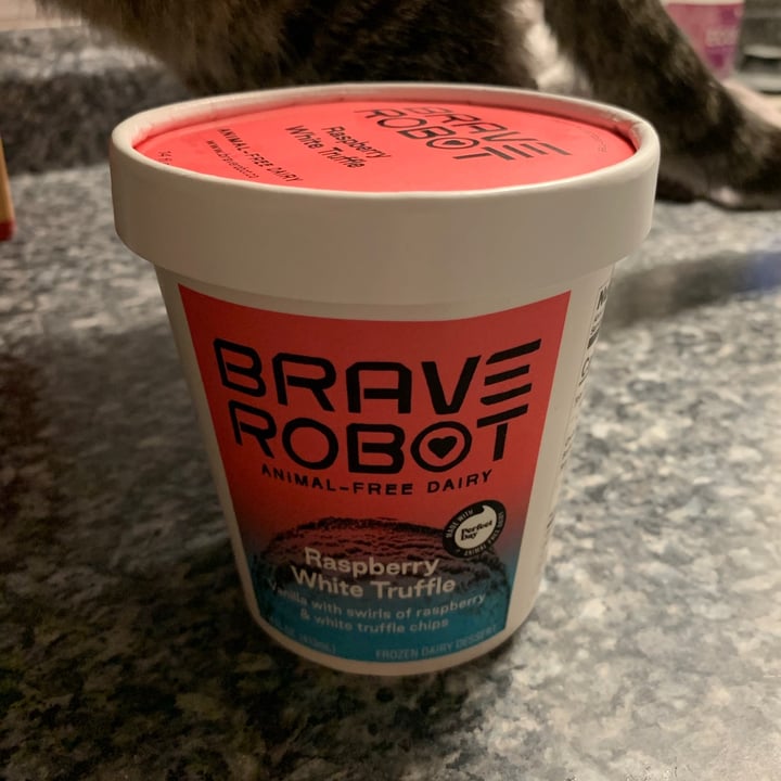 photo of Brave Robot Brave Robot Raspberry White Truffle Animal-Free Dairy shared by @allhess on  27 Mar 2021 - review