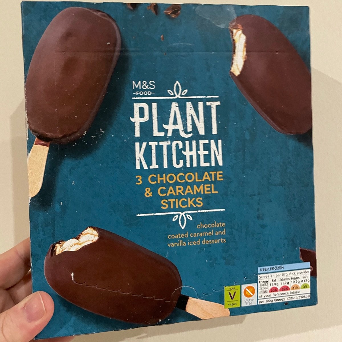 Plant Kitchen (M&S) Chocolate And Caramel Sticks Reviews abillion