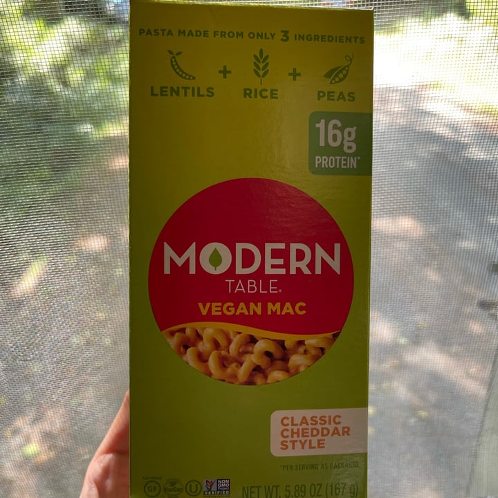 photo of Modern Table Vegan Mac and cheese shared by @goodkarmavegan on  18 Aug 2021 - review