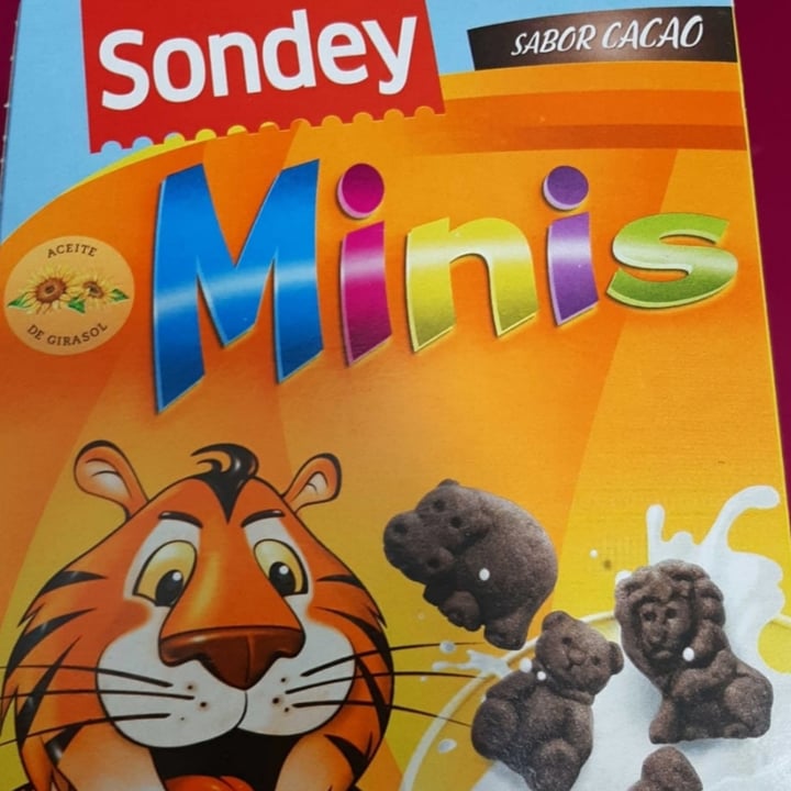 photo of Sondey Galletas animalitos chocolate shared by @nohemy on  01 Oct 2021 - review