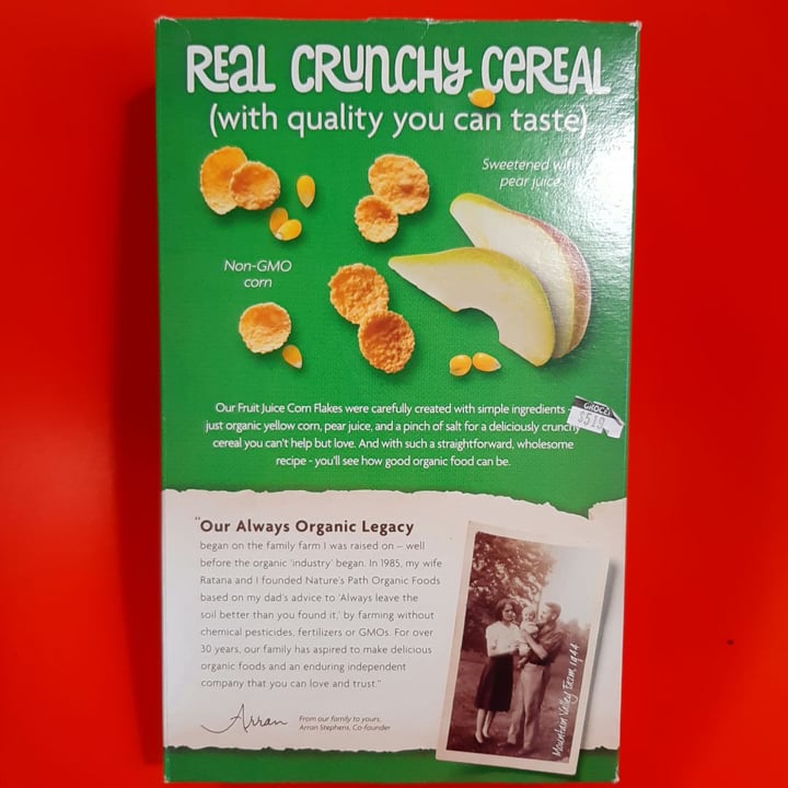 photo of Nature's Path Foods Fruit juice corn flakes shared by @nico-aguilera on  12 Feb 2020 - review