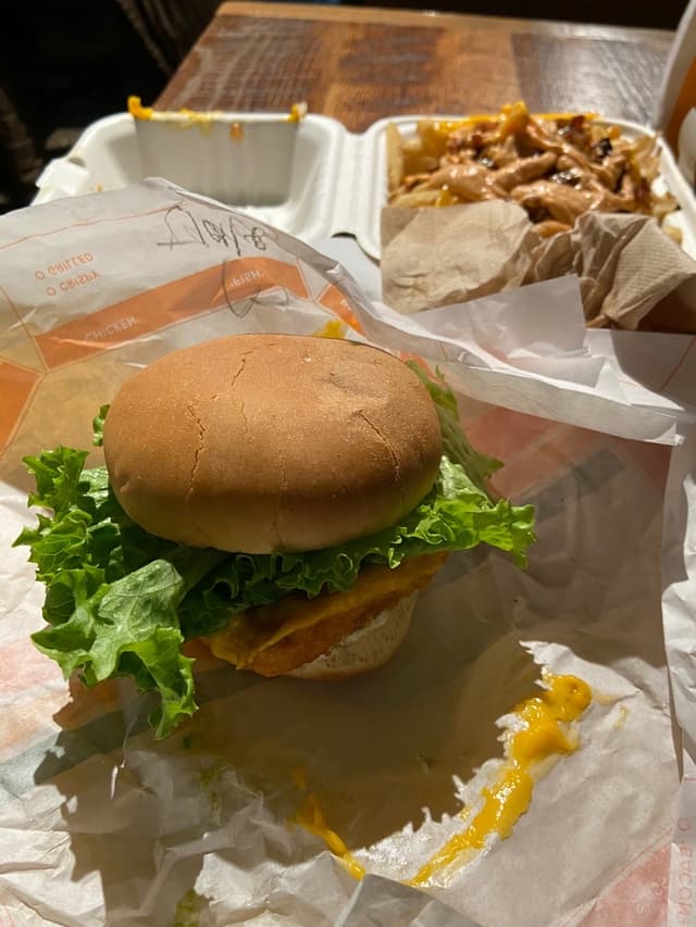 「Filet o fishless」の料理の写真