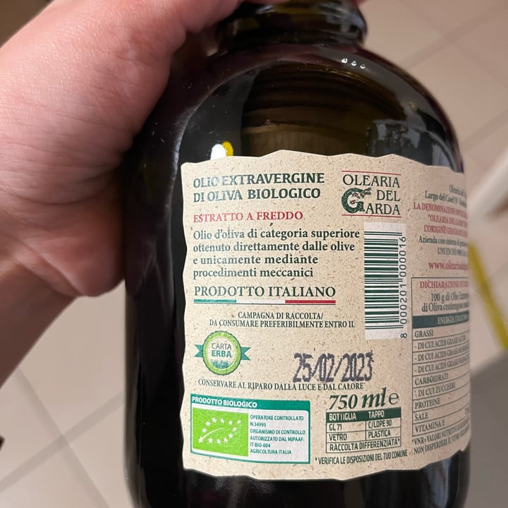 photo of Olearia del Garda Olio Extravergine D’Oliva Biologico shared by @gaiacc on  24 Mar 2022 - review