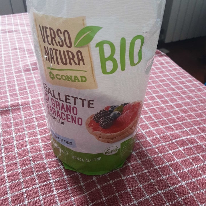 photo of Verso Natura Eco Conad GALLETTE Grano Saraceno Biologiche shared by @livfree on  05 May 2022 - review