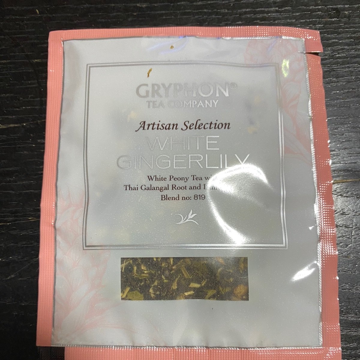Gryphon Tea Co Gryphon White Gingerlily Tea Reviews abillion