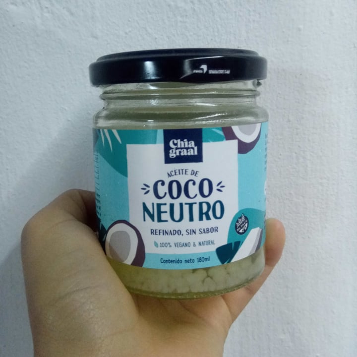 photo of Chia Graal Aceite de coco Neutro shared by @milycesar on  01 Feb 2021 - review