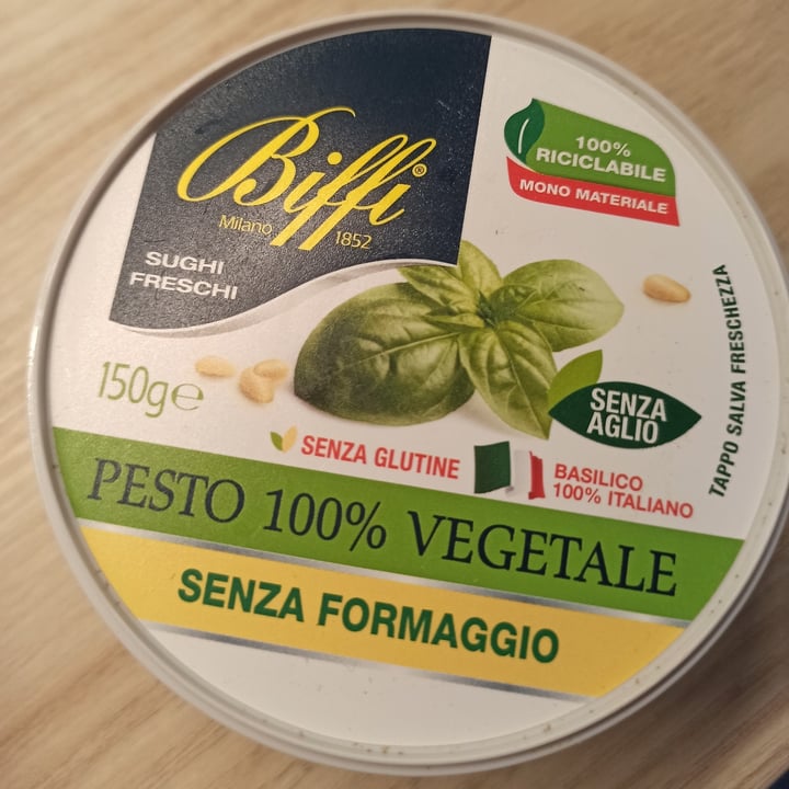 review photo of Biffi Pesto 100% Vegetale Senza Formaggio shared by @michiago on 10 Apr 2022 - review