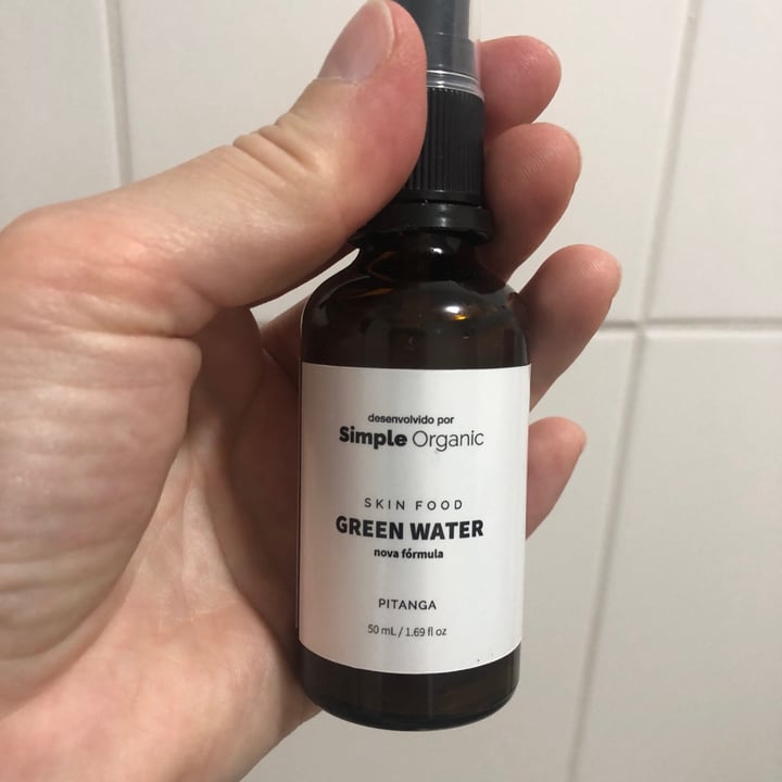 review photo of Simple Organic Green water Pitanga shared by @tatiellystorel on 01 Nov 2022 - review