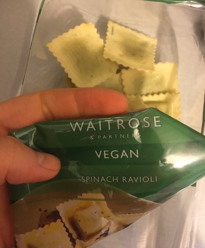 photo of Waitrose Vegan spinach ravioli shared by @hollydylan on  04 Feb 2020 - review