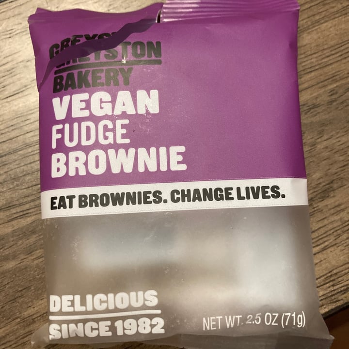 photo of Greyston Bakery Vegan Fudge Brownie shared by @compassionatekisses on  25 Oct 2021 - review