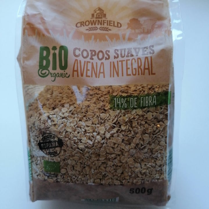 photo of Crownfield Copos suaves de avena integral bio shared by @valquiriaoscura on  27 Sep 2020 - review