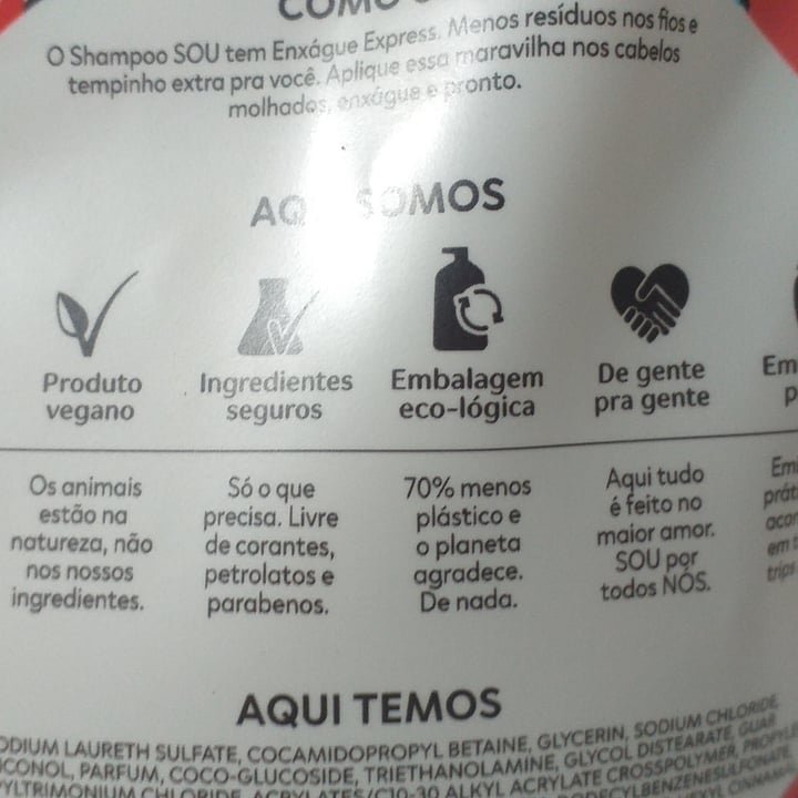 photo of Natura Condicionador Para Cabelos Secos e Ressecados - Linha Sou shared by @richardpiano on  19 Apr 2022 - review