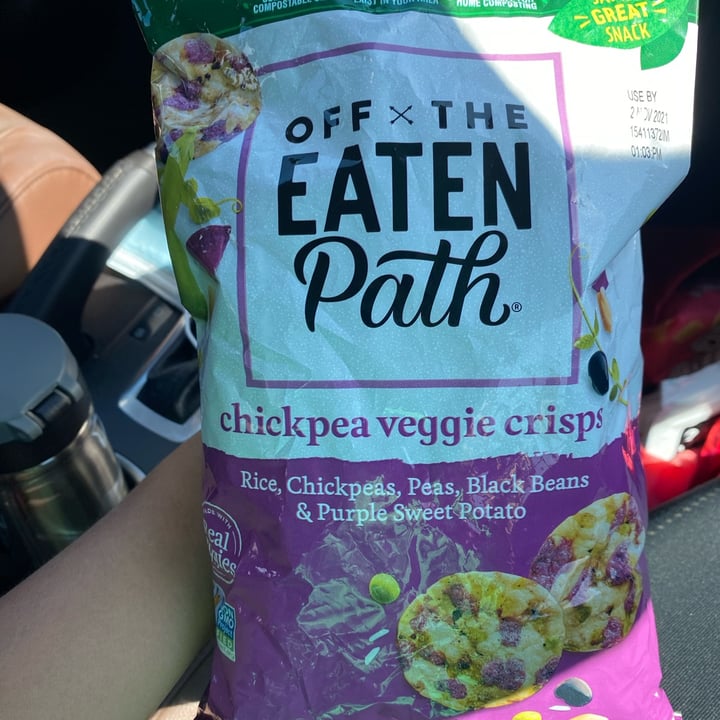 photo of Off The Eaten Path Chickpea Veggie Crisps shared by @veganzzz on  06 Oct 2021 - review