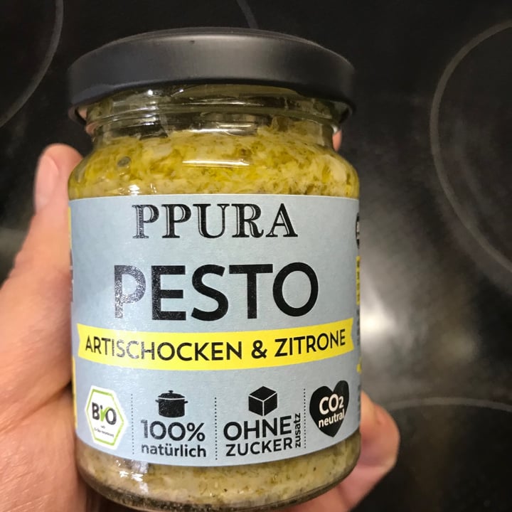 photo of PPura Pesto Artischocken, Zitrone und Petersilie shared by @julyn on  04 Feb 2021 - review