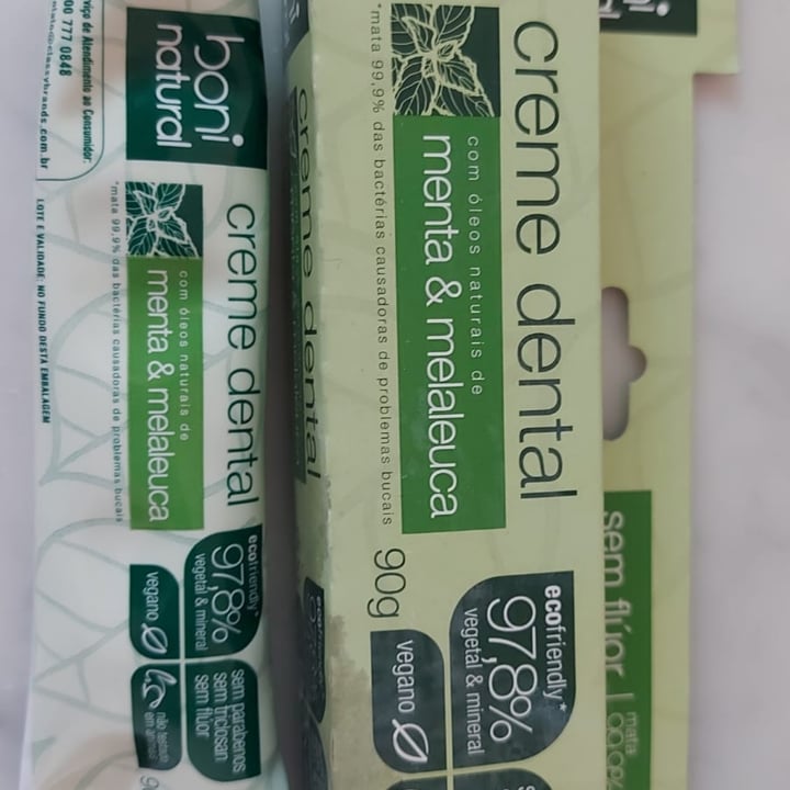 photo of Boni natural Creme Dental shared by @isabelvieira on  12 May 2022 - review