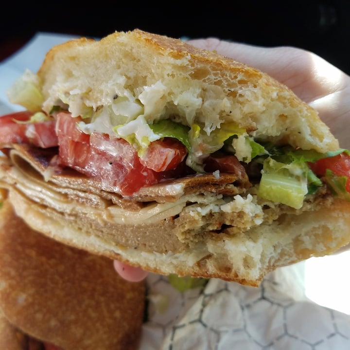 photo of Harmony Plant Fare Turkey Bacon Club shared by @caseyveganforlife on  25 Sep 2021 - review