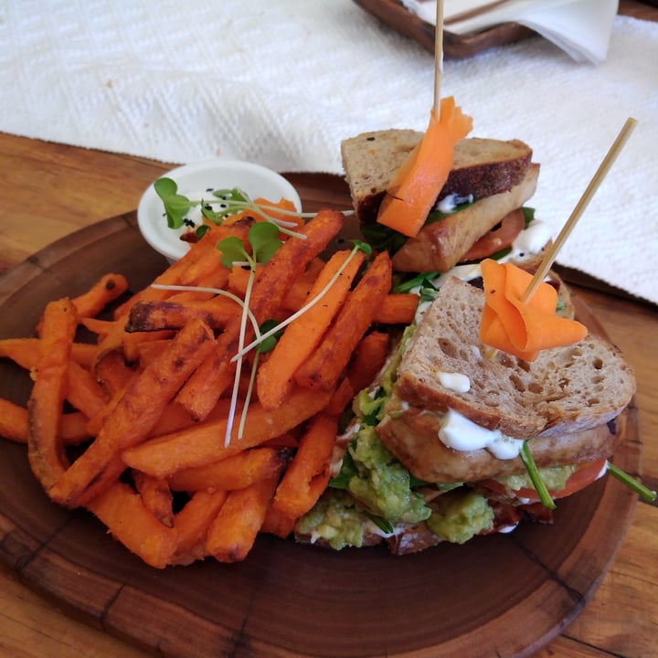 photo of The Conscious Kitchen Club Sandwich shared by @laurenbettyd on  21 Mar 2021 - review