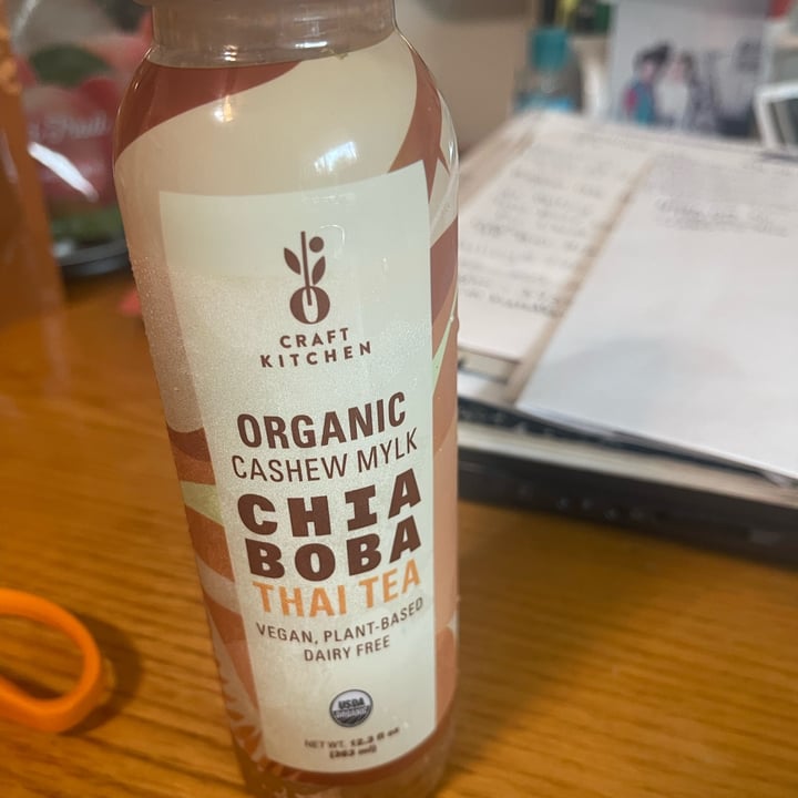 photo of Craft Kitchen organic cashew mylk chia boba shared by @pdeos on  20 Aug 2022 - review