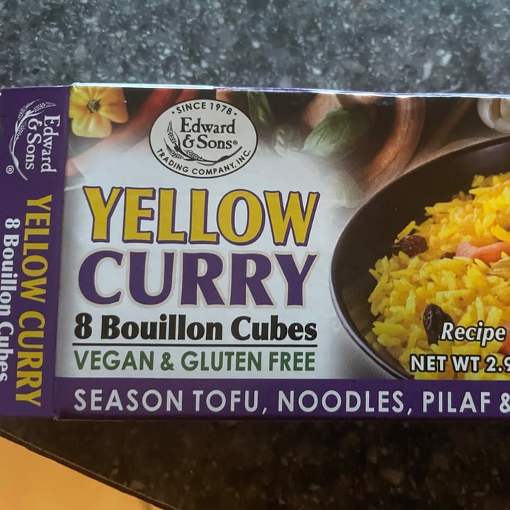 review photo of Edward & Sons Yellow Curry Bouillon Cubes shared by @freidaanimals on 05 Sep 2021 - review