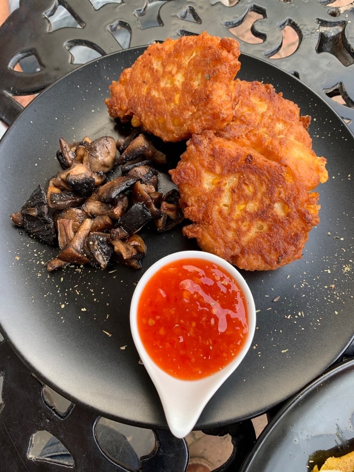 photo of Pure Café Corn Fritters shared by @ripple on  07 Feb 2020 - review
