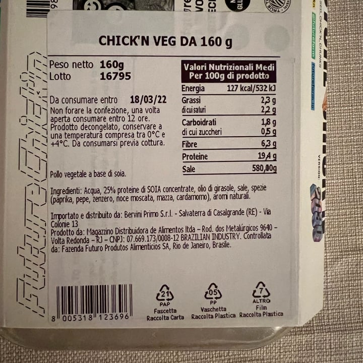 review photo of Fazenda Futuro - Future Farm Future Chick'n shared by @sattvavibes on 18 Mar 2022 - review