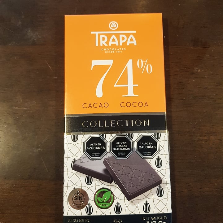 photo of Trapa Chocolate 74% shared by @carla-flo on  06 Aug 2021 - review
