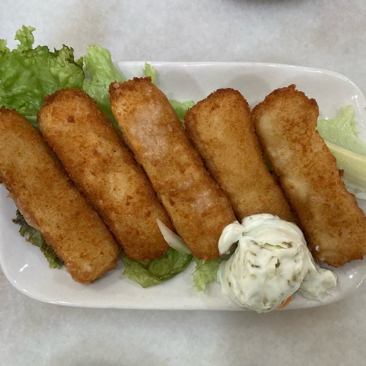 photo of Greendot Rivervale Mall (Take-away Only) Konnyakun Fish Fingers With Tartar Sauce (vegan) shared by @glitteryunicorn on  11 Feb 2022 - review