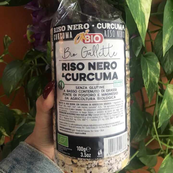 photo of Ok Bio Gallette Riso nero e curcuma shared by @mariella on  11 Nov 2021 - review