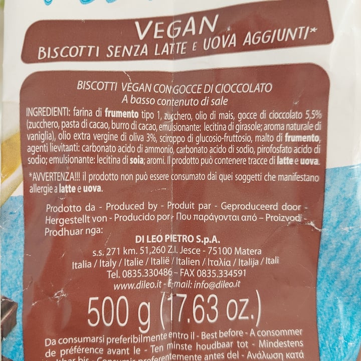 review photo of Di Leo Biscotti con gocce di cioccolato shared by @wikypiky on 25 Apr 2022 - review