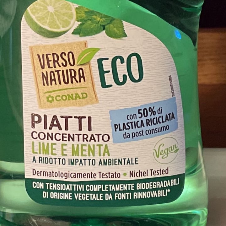 photo of Verso Natura Eco Conad Detersivo concentrato piatti lime e menta shared by @cora22 on  21 Nov 2022 - review