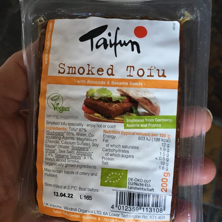 photo of Taifun Smoked Tofu With Almonds And Sesame Seeds shared by @sianski on  14 Feb 2022 - review