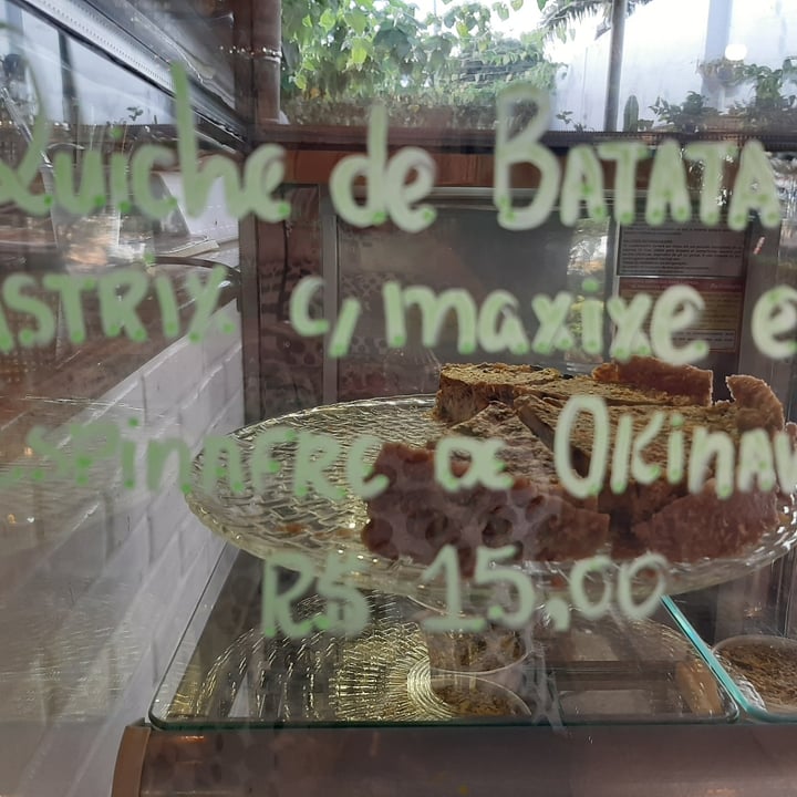 photo of Coité Culinária PANC Quiche de batata asterix com maxixe e espinafre de okinawa shared by @iaramachado on  11 May 2022 - review