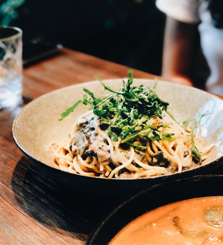 photo of Genius Central Singapore Creamy Mushroom Pasta shared by @consciouscookieee on  15 Aug 2020 - review