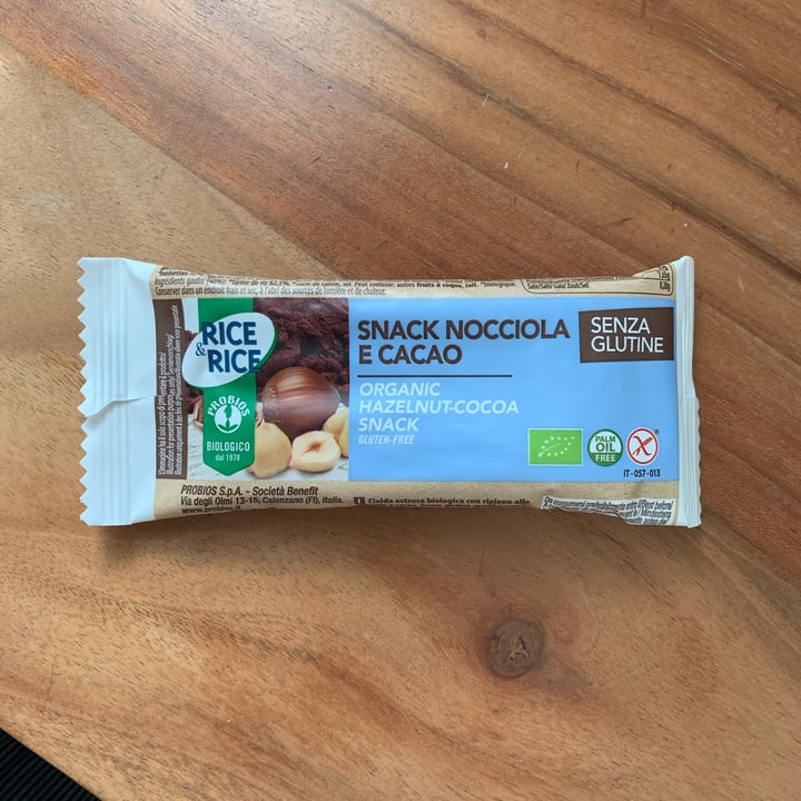 photo of Probios Snack dark cacao e nocciola shared by @serenagh on  31 Aug 2022 - review