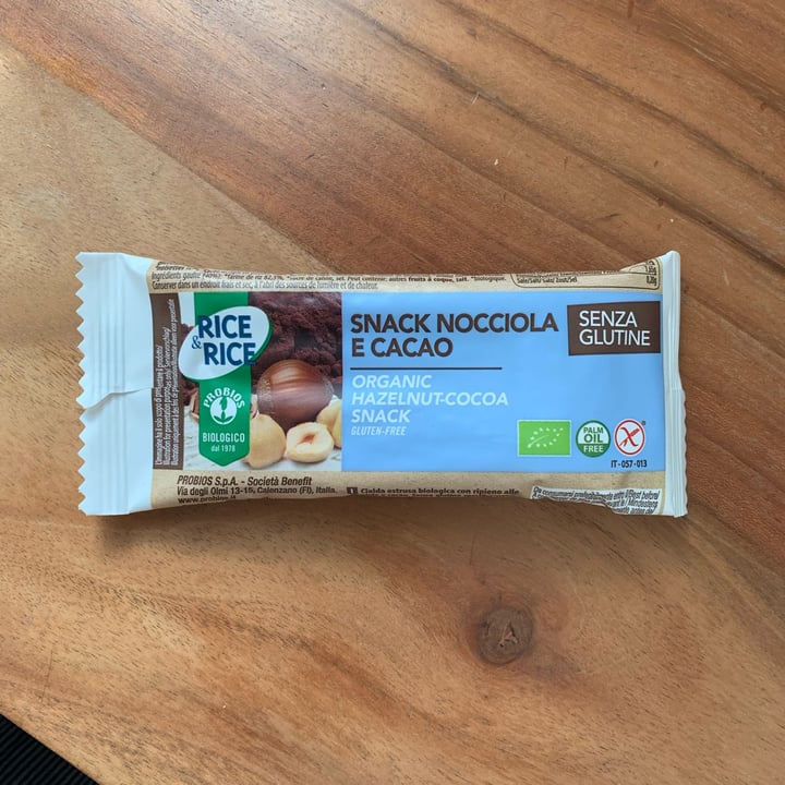review photo of Probios Snack dark cacao e nocciola shared by @serenagh on 31 Aug 2022 - review